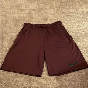 Nike Maroon Athletic Shorts men’s small